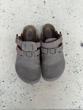 Birkenstock Slip-On Clog with Buckle Straps-33